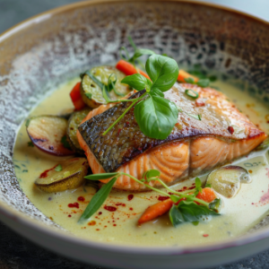 Salmon Green Curry
