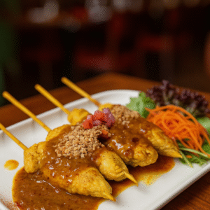 Satay Chicken Skewer (4pcs)