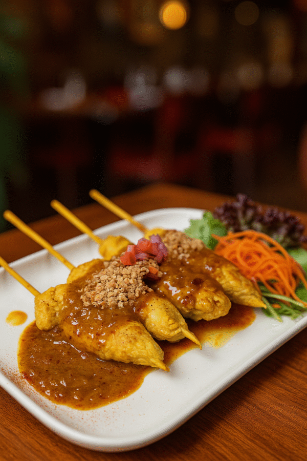 Satay Chicken Skewer (4pcs)