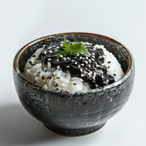 Black Sticky Rice with Coconut Cream