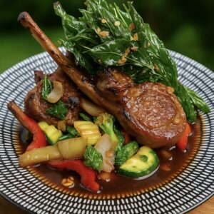 Lamb Cutlet with Chilli Basil (3pcs)