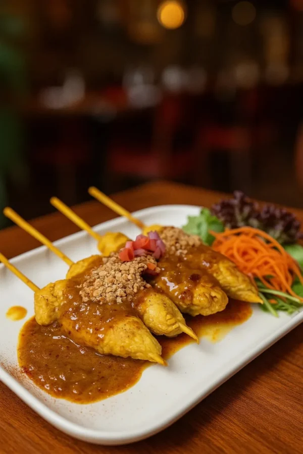Satay Chicken Skewer (4pcs)