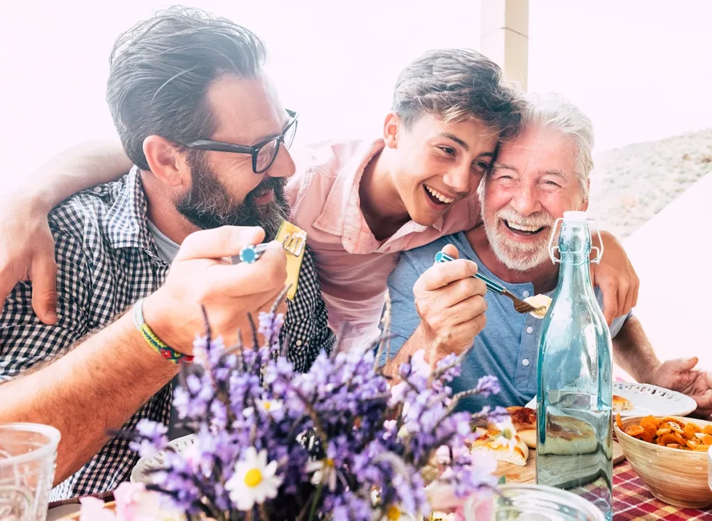 Father's Day at Restaurant