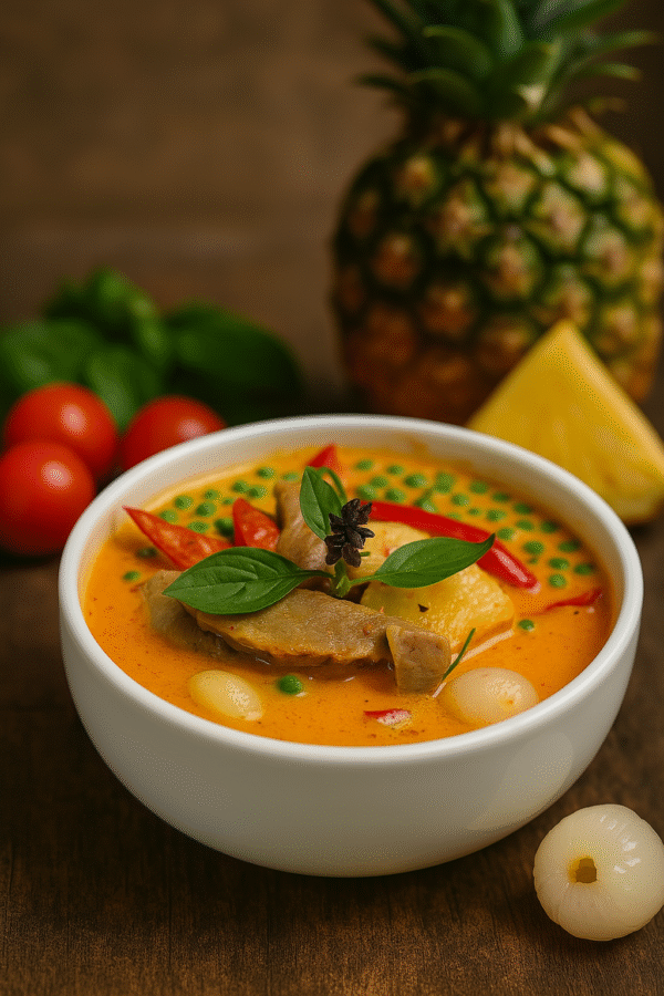 Red duck curry