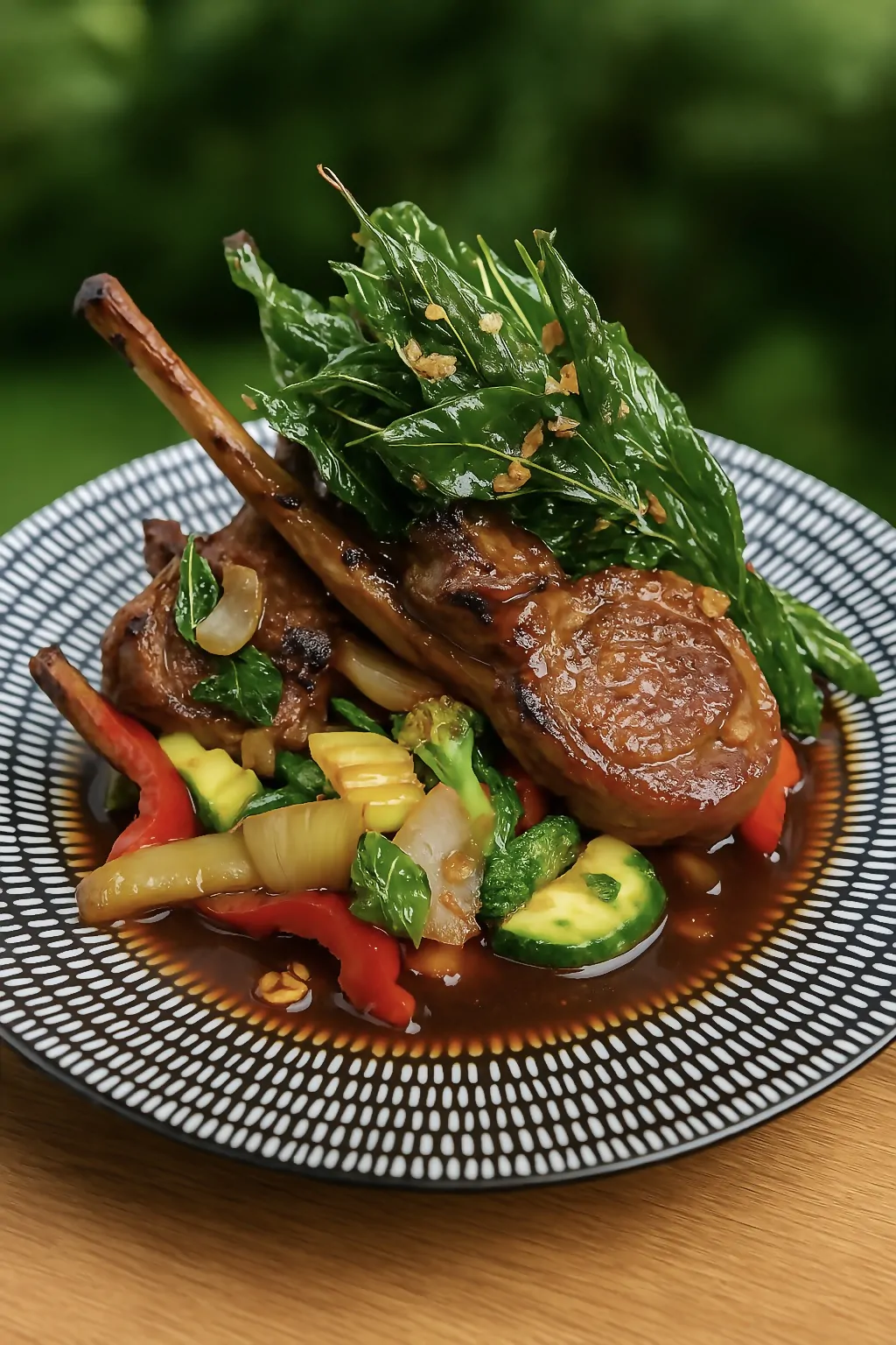 Lamb Cutlet with Chilli Basil (3pcs)